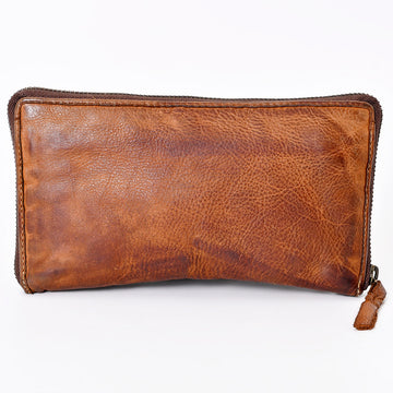 Never Mind Nmbgm106H Wallet Vintage Handmade Genuine Cowhide Leather Women Bag Western Handbag Purse